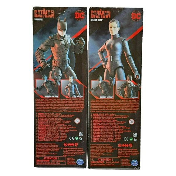 DC Comics The Batman Movie 12 Inch Batman and Selina Kyle Action Figures Bundle - Picture 2 of 16